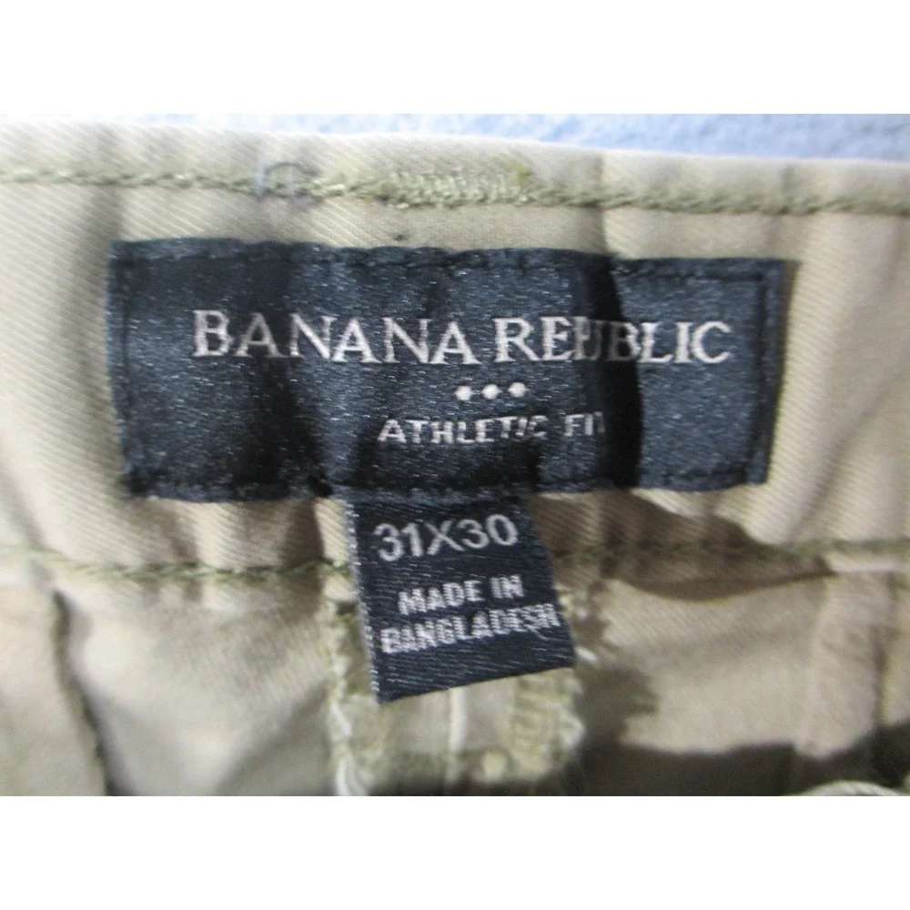 Banana Republic Pants Mens 31X30 Brown Acorn Stretch Athletic Lived-in Chino